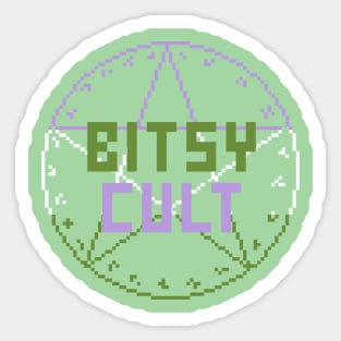 Genderqueer Bitsy Cult Sticker